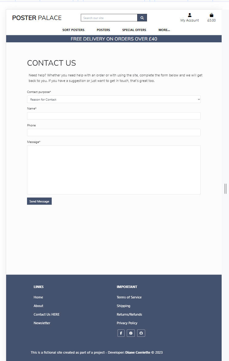 Contact Page