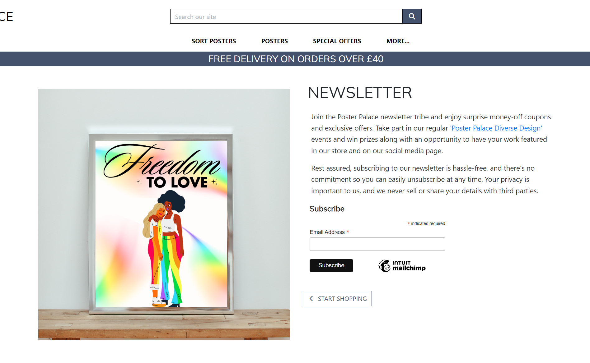 Newsletter Page