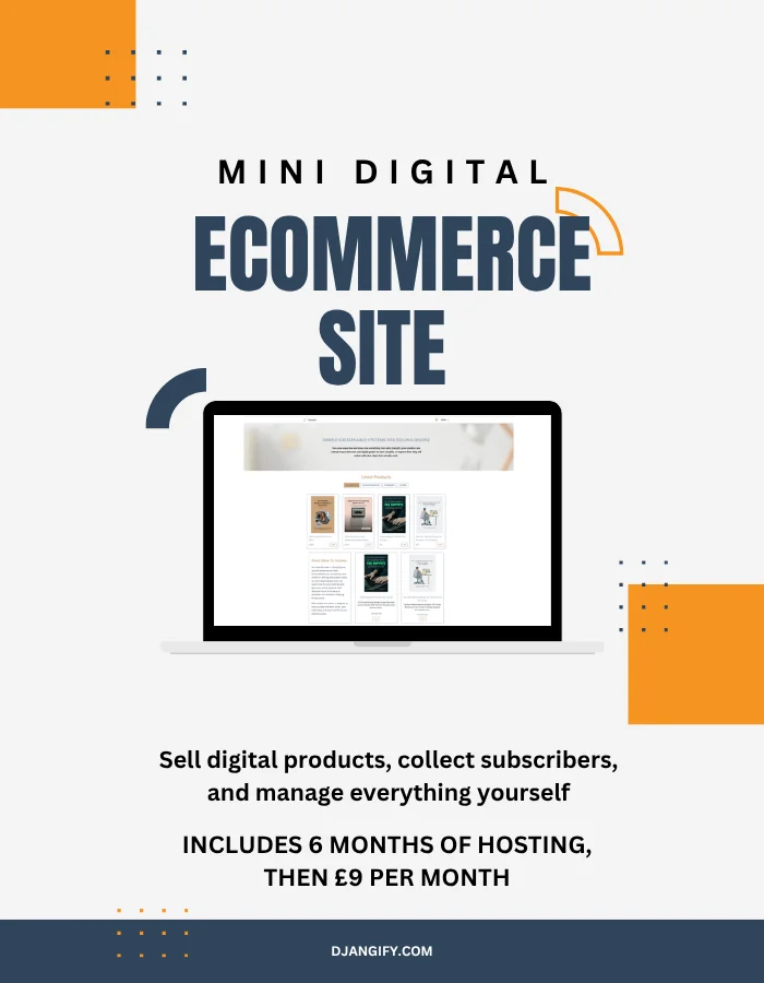 product detail for Mini Digital Ecommerce Site