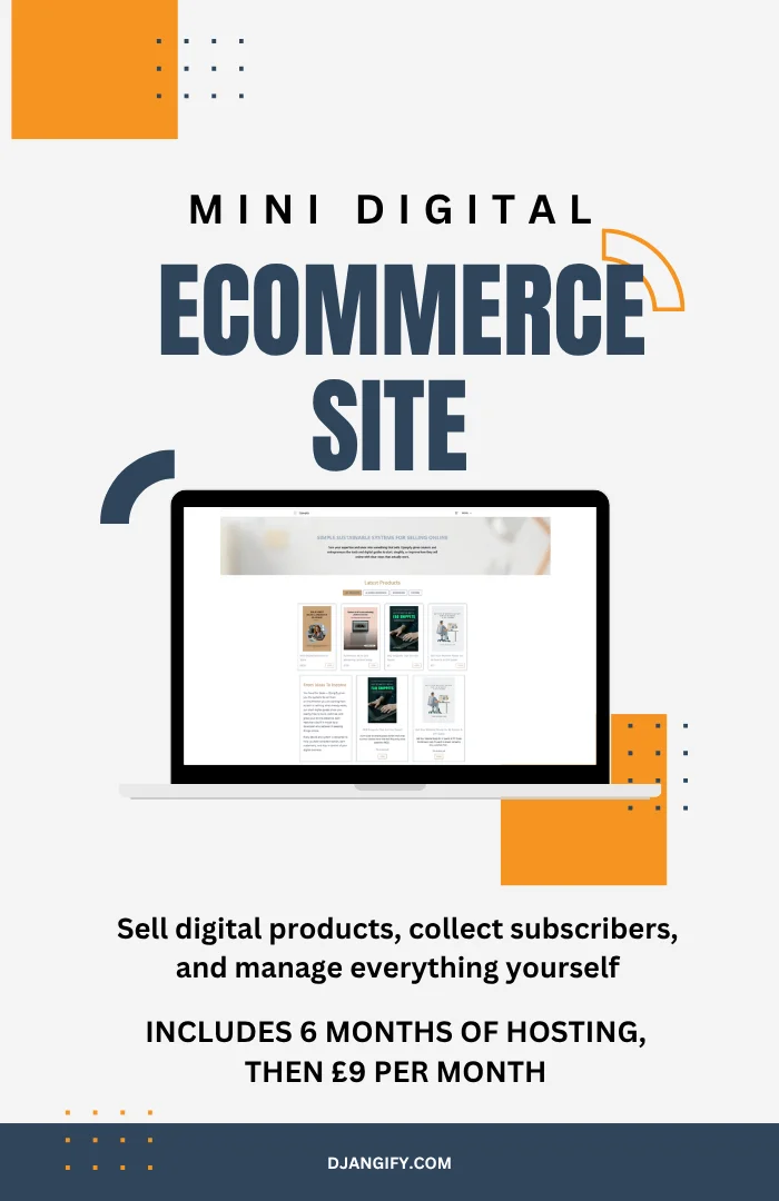 product detail for Mini Digital Ecommerce Site