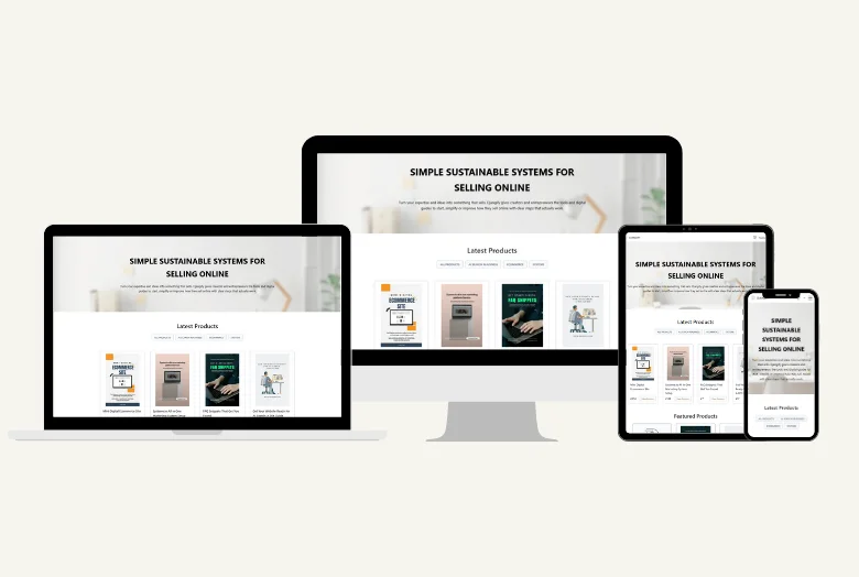 responsive ecommerce site